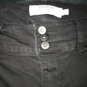 12s high waisted black jeggings